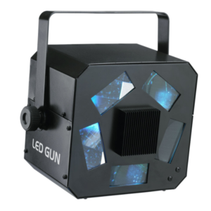 Effet à led dmx Led Gun Contest (Pour 40m²)