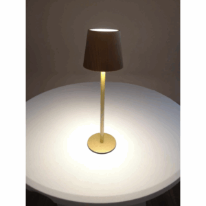 Lampe de table coloris or