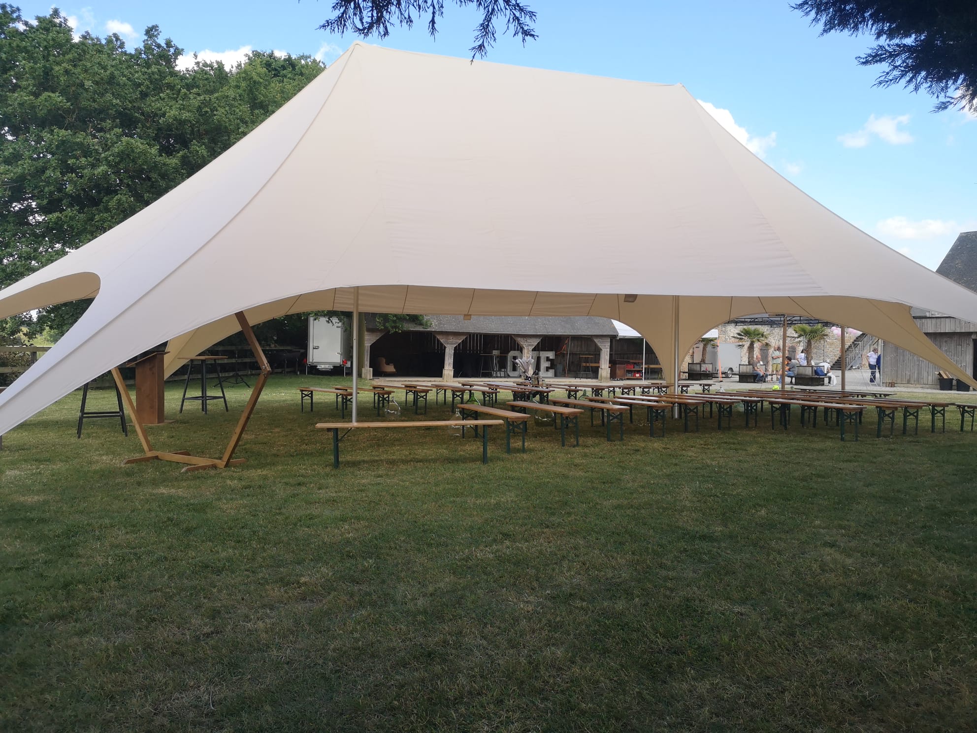 Tente de réception Etoile 14x22m – Image 2